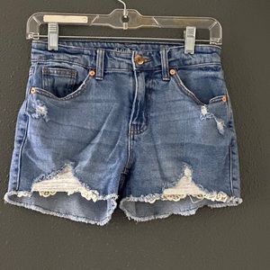 Denim shorts